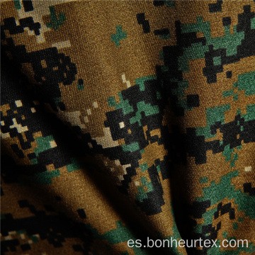 Tela de camuflaje militar Woodland TC Ripstop Blend